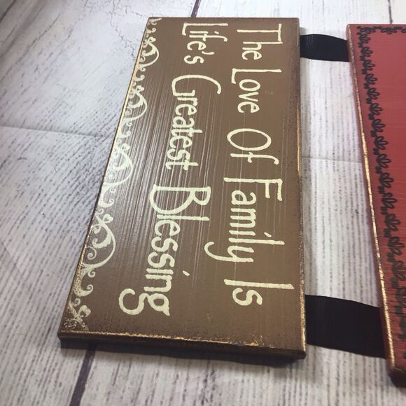 Vintage Love Of Family Greatesy Blessing Hanging Home Decor - Picture 13 of 13